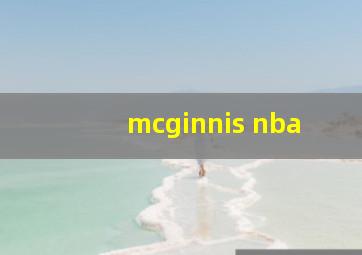 mcginnis nba